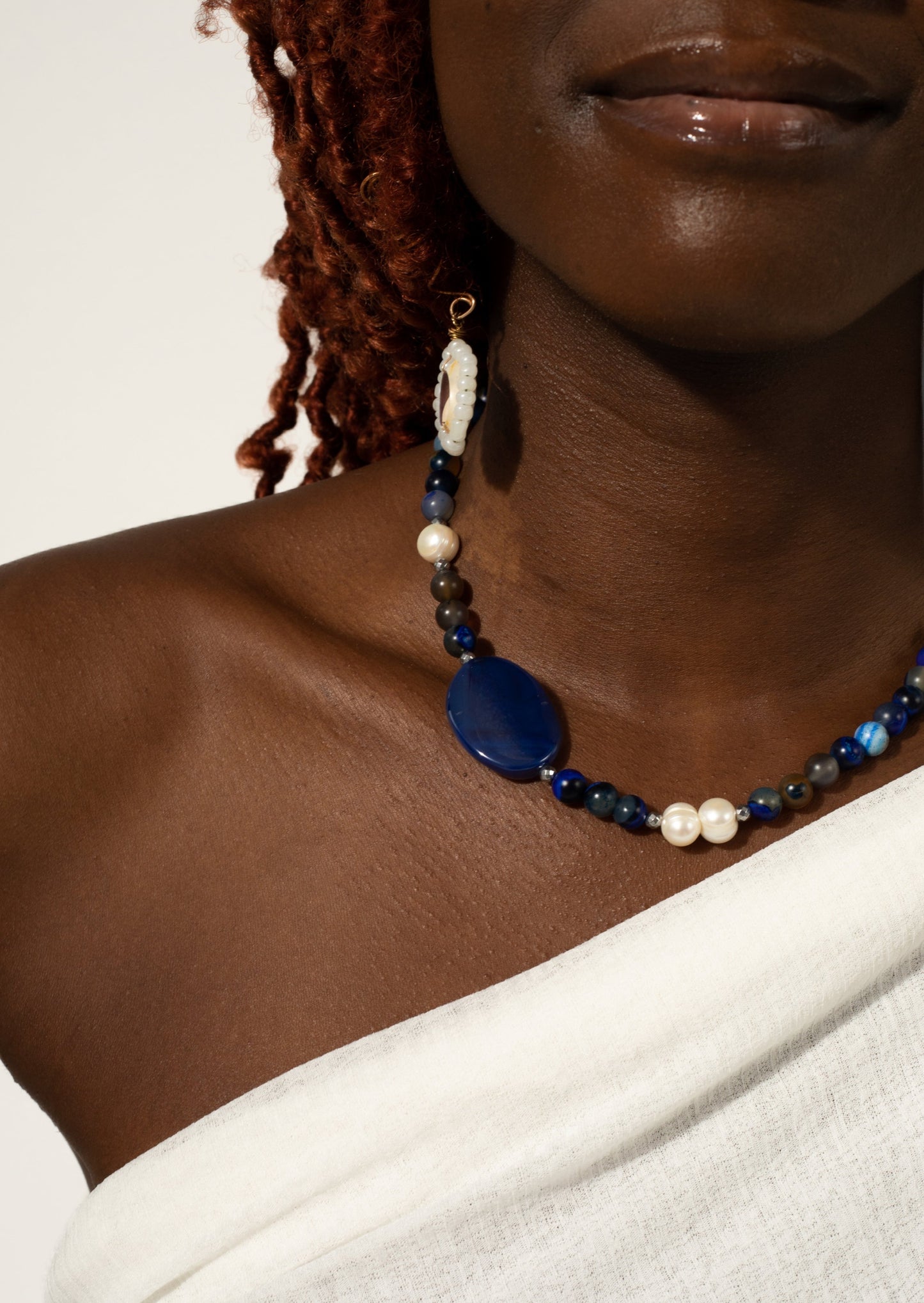 Collier argent - Botswana