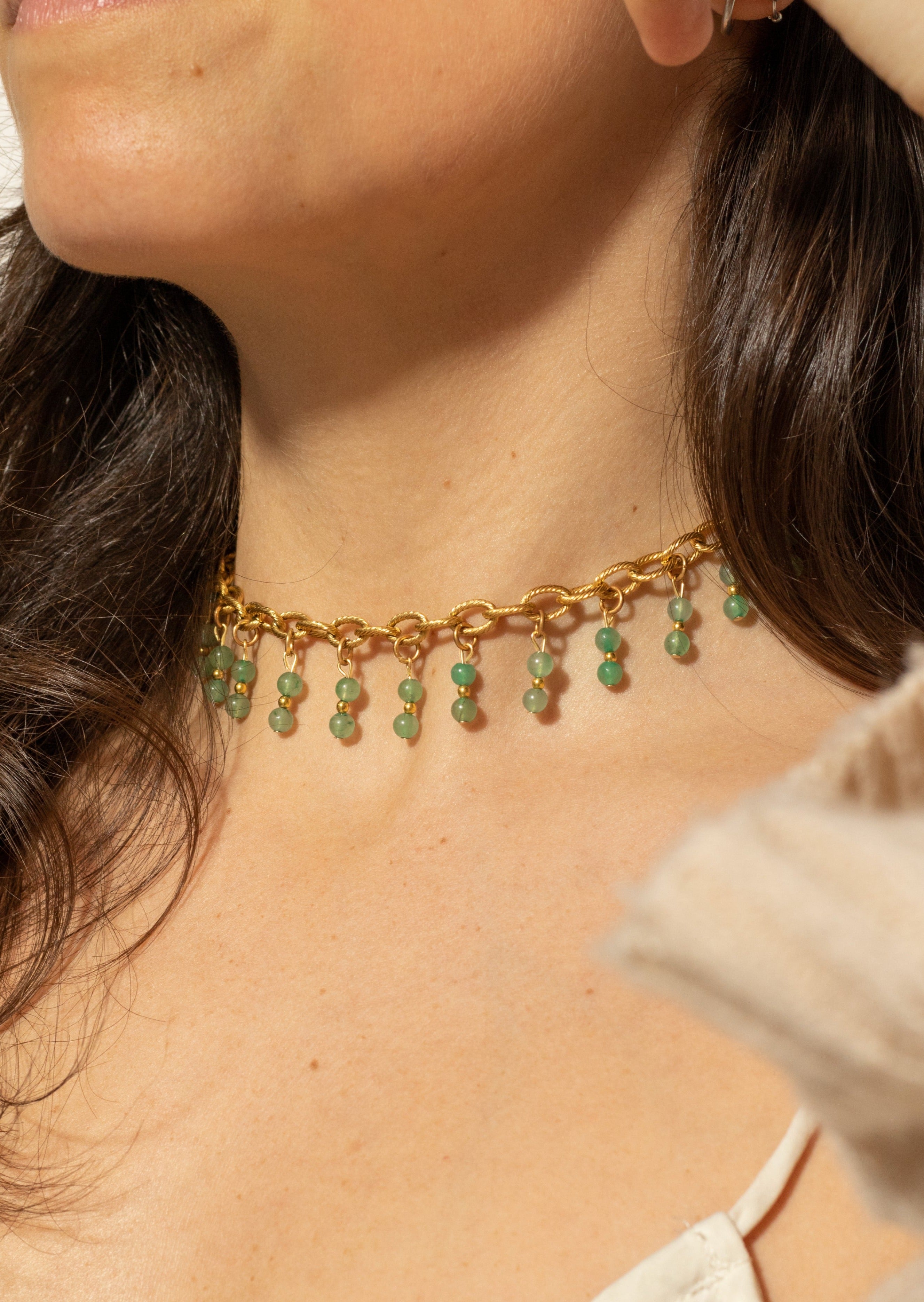 Choker doré - Sierra – sabi-bijoux